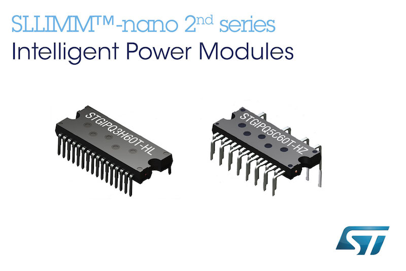 STMicro's new IPMs help low-power electric motors dissipate less power
